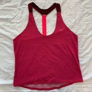 Pink Nike Women’s DRI FIT loose tank. Size Medium